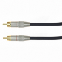 CABLE RCA MALE/MALE 2M HIPRF RED