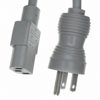 CORD 18AWG 3COND SJT GRAY