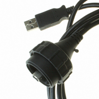 CABLE DUAL PLUG IP68 USB A-B 2M