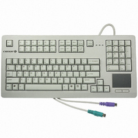 KEYBOARD COMPACT 104KY PS2 LTGRY