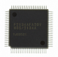 IC H8S/2100 MCU FLASH 80QFP