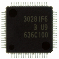 IC M16C/28 MCU FLASH 48K 64LQFP