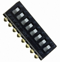 SWITCH DIP TOP SLIDE 8POS SMD