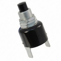 Pushbutton Switch,STRAIGHT,SPST,ON-(OFF),QUICK CONNECT Terminal