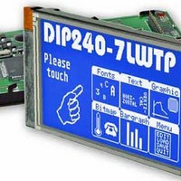 LCD Graphic Display Modules & Accessories Black/White Contrast With Touch Screen