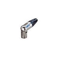 XLR Connectors 6P MALE RT ANGLE NICKEL/SILVER