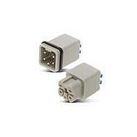 Heavy Duty Power Connectors 4+GND FEMALE INSERT QUICK LOCK TERM