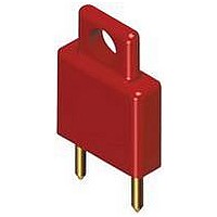 PLUG SHORTING INSULATED RED