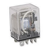 POWER RELAY, DPDT, 120VAC, 10A, PLUG IN
