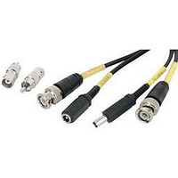 COAXIAL CCTV VIDEO/POWER CABLE, 25FT BLK