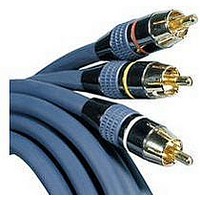 RCA STEREO AUDIO CABLE, 6FT, BLUE