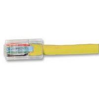 PATCH LEAD, YELLOW, 0.5M