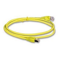 PATCH LEAD, STP YELLOW, 3M