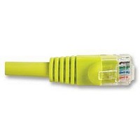 PATCH LEAD, CAT5E, YELLOW, 1M