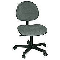 Upholstered Task Chair On Hard-Floor Casters