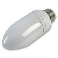 LAMP, LOW ENERGY, CANDLE, BC, 5W