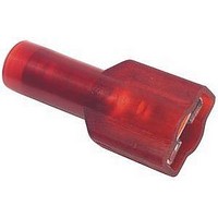 TERMINAL, FEMALE DISCONNECT, 0.25IN, RED
