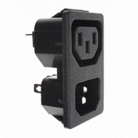 CONN AC INLET/OUTLET SNAP IN