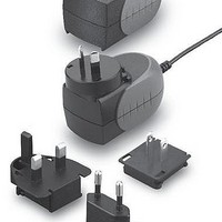 Plug-In AC Adapters 15W 90-264VAC 18VDC 830mA 2.5mm DC