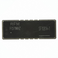 SAW RF/IF FILTER 71MHZ