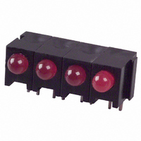 LED 3MM RA 4WIDE MATING RED PCMT