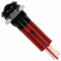INDICATOR 24V 12MM PROMINENT RED