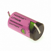 BATT LITH D 3.6V HC CYL W/TABS