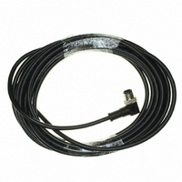 CONN MALE M12 3POS R/A 5M CABLE