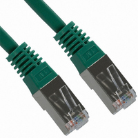 CABLE CAT.5E SHIELDED GREEN 2M