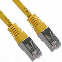 CABLE CAT.5E SHIELDED YELLOW 1M