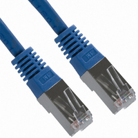CABLE CAT6 DBL-SHIELDED BLUE 10M