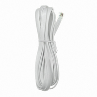 MOD CORD SNG-ENDED 6-4 WHITE 25'