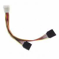 CABLE SATA POWER 15POS 8"