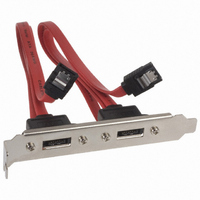 CONN SLOTBRACKET 2-SATA PORTS