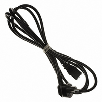 CORD 3COND BLK ISRAL UNSHLD 2.5M