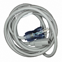 CORD 18AWG 3COND M/F GRAY 10'SJT