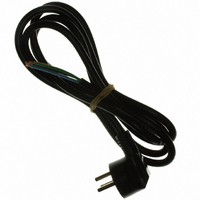 CORD 3COND BLK ISRAL UNSHLD 1.8M