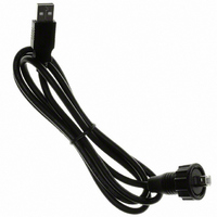 CONN USB B PLUG W/1M CORD-USB A