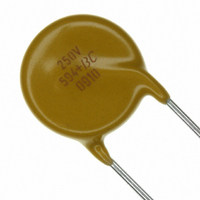 Metal-Oxide Varistor (MOV),320V V(RMS),2.5kA I(TM),Radial-var