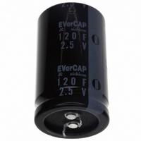 CAP EDLC 120F 2.5V SNAP-IN