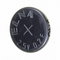 CAP DOUBLE LAYER .20F 2.5V COIN