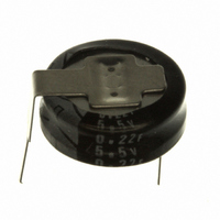 CAP DOUBLE LAYER .22F 5.5V COIN