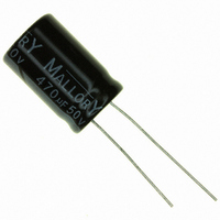 CAP ALUM 470UF 50V ELECT RAD