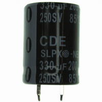 CAP 330UF 200V ALUM SNAP-IN