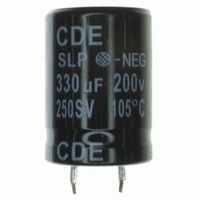 CAP 330UF 200V ALUM SNAP-IN