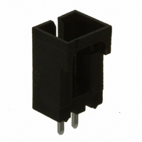 WIRE-BOARD CONNECTOR HEADER 2POS, 2.54MM