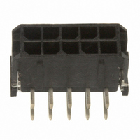 Header Connector,PCB Mount,RECEPT,10 Contacts,PIN,0.118 Pitch,R ANGLE PC TAIL Terminal