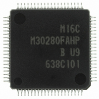 IC M16C/28 MCU FLASH 96K 80LQFP