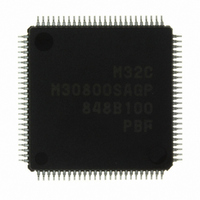 IC M32C/80 MCU ROMLESS 100LQFP