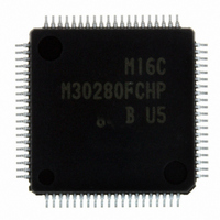 IC M16C/28 MCU FLASH 128K 80LQFP